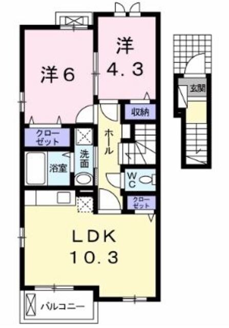 ヴィオラIIの物件間取画像