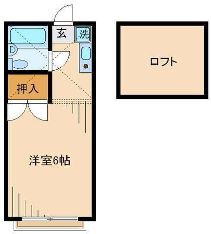 スカイフィールドの物件間取画像