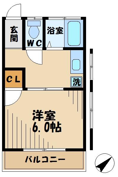 第３白王ハイツの物件間取画像