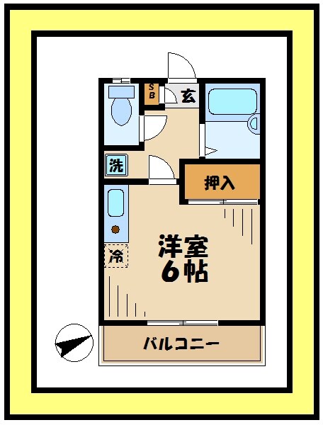 メゾンフローレンスの物件間取画像