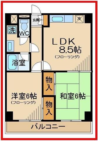 物件間取画像