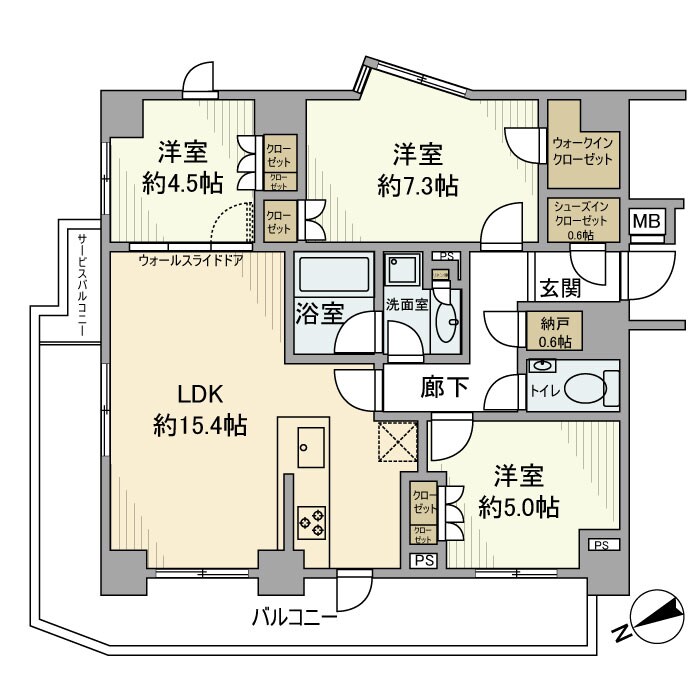 クレアホームズ永福町耀の邸の物件間取画像