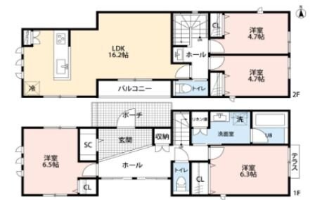 井の頭３丁目戸建て　C棟の物件間取画像