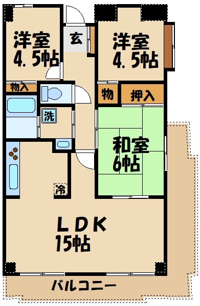 プリミエール烏山の物件間取画像