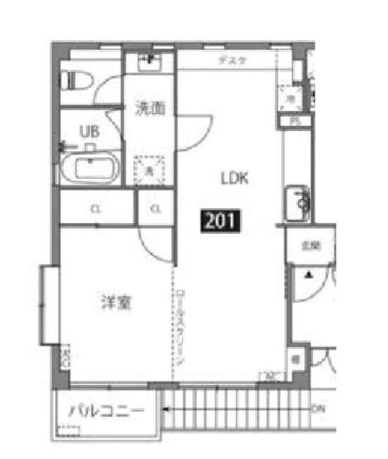 グランバリュー永福町の物件間取画像