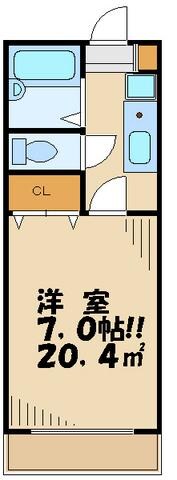 パインテール高井戸の物件間取画像