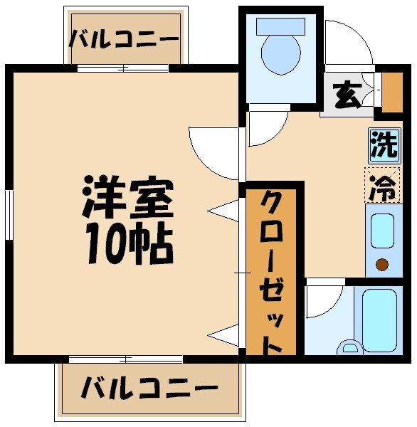 ムーンステージ2001の物件間取画像