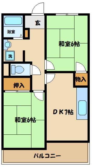 メゾン多摩の物件間取画像