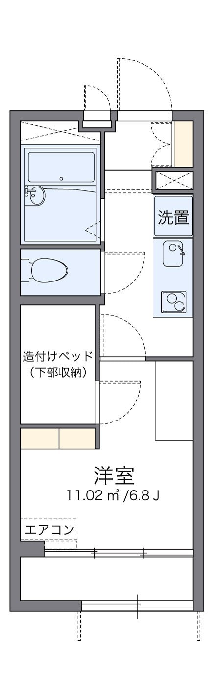 レオパレスアネックスの物件間取画像