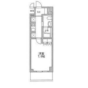 プラウドフラット仙川IIの物件間取画像