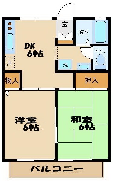 コンフォールの物件間取画像