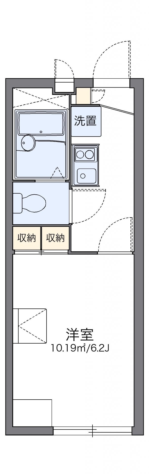 レオパレス緑ヶ丘の物件間取画像