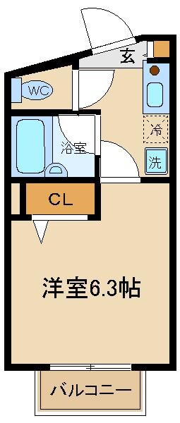 コート喜多見の物件間取画像