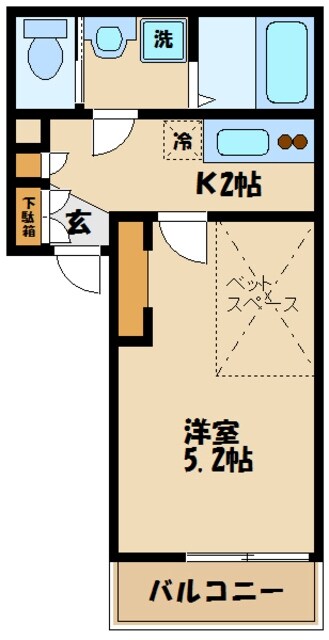 フェリーチェ喜多見の物件間取画像