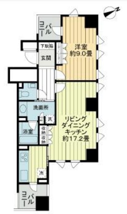 ライオンズ浜田山セントマークスの物件間取画像