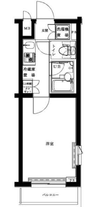 ルーブル喜多見の物件間取画像