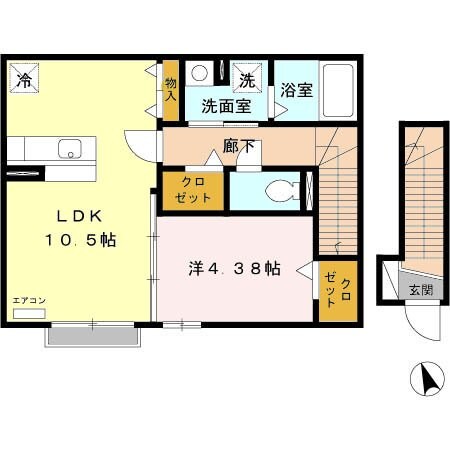 アバンティ　Iの物件間取画像