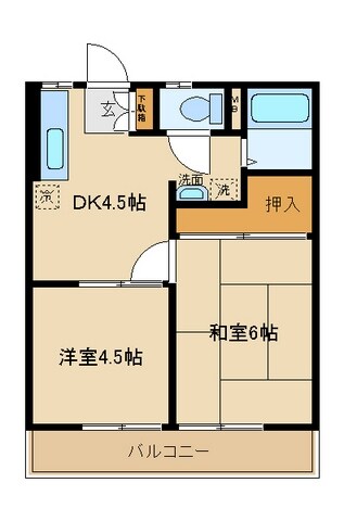 サンクレスト大蔵の物件間取画像