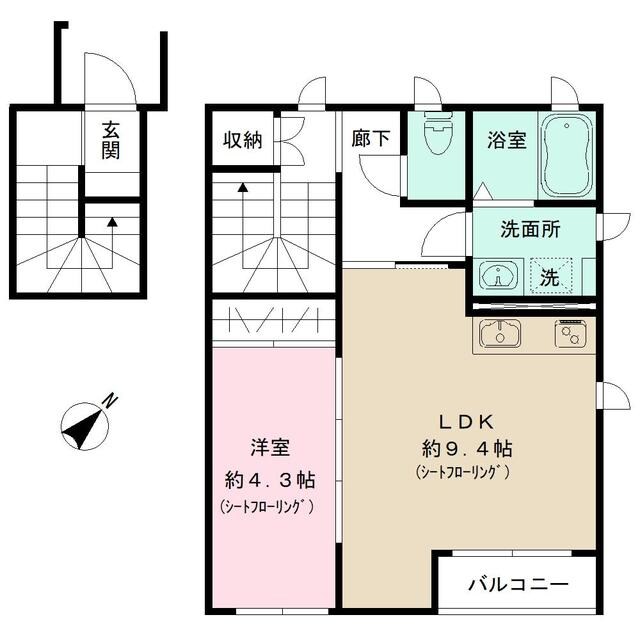 グランアイル二子玉川の物件間取画像