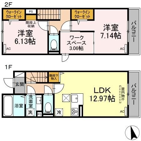 グラナーデ高井戸東の物件間取画像