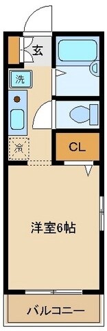 クレセント経堂の物件間取画像