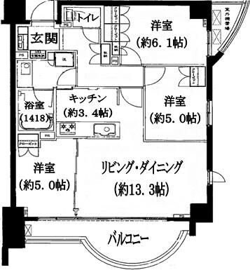 リーフィアレジデンス世田谷喜多見の物件内観写真