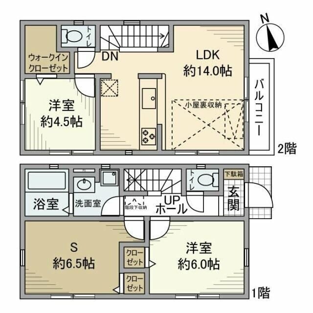 下高井戸戸建の物件間取画像