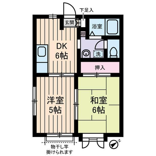 シャルマン城山の物件間取画像