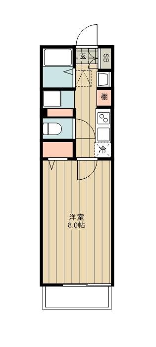 フルセイル狛江の物件間取画像