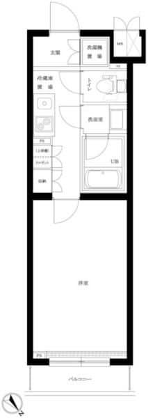 ルーブル駒沢大学参番館の物件間取画像