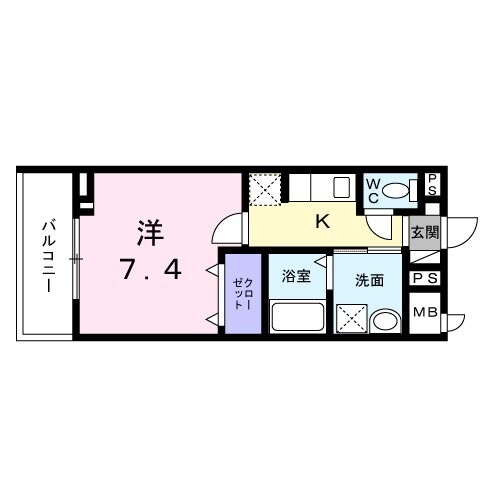 リヴィエール　ヴィラ　神代の物件間取画像