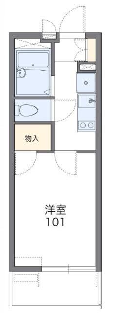 レオパレスパンシーの物件間取画像