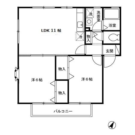 ガーデンプラザ　弐番館の物件間取画像