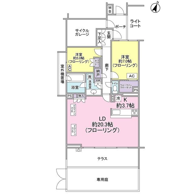 クラッシィハウス用賀一丁目の物件間取画像