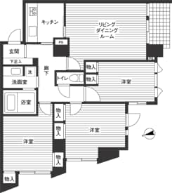 RIS柿の木坂の物件間取画像