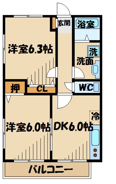 メゾンスリジェ　の物件間取画像