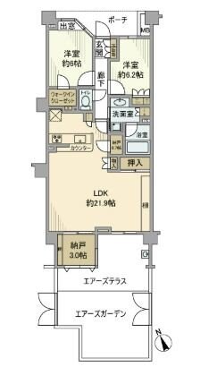 ヴィークステージ世田谷・千歳船橋の物件間取画像