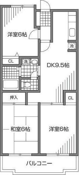 ウィンダム宮前の物件間取画像