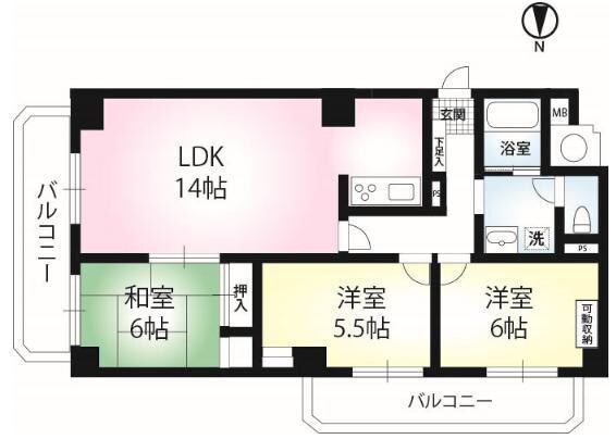 エイティフォーはまだ山の物件間取画像