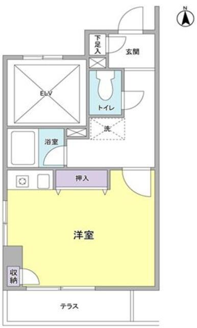 サンパティーク新町の物件間取画像