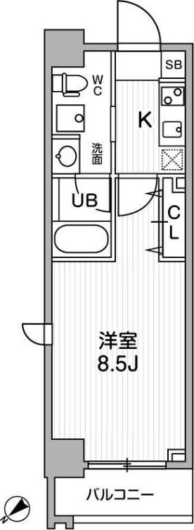 リテラス三軒茶屋サウスの物件間取画像