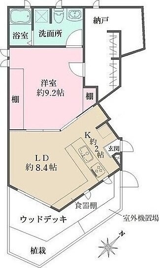 世田谷区若林1丁目39番戸建の物件間取画像