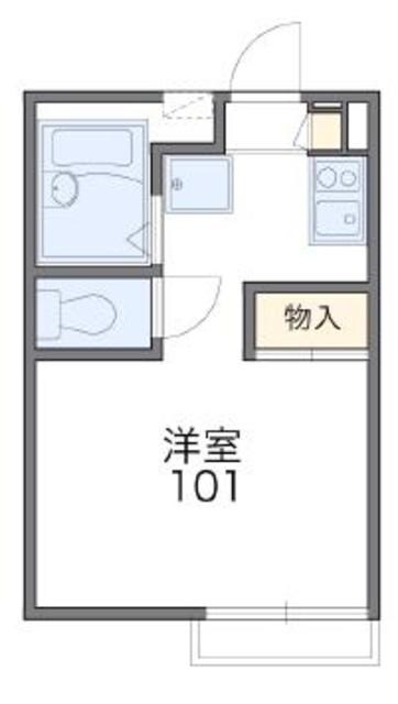 レオパレスＹＯＳＨＩＫＯの物件間取画像