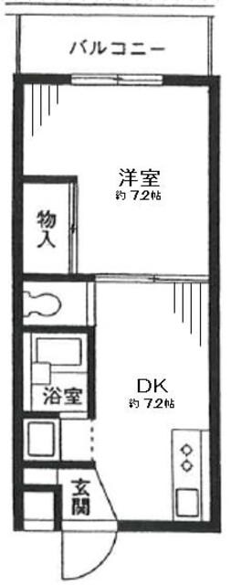 河野ハイム６の物件間取画像