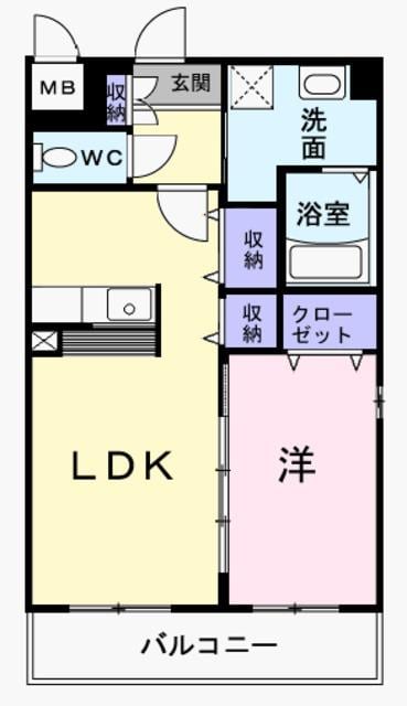 グランクレシアの物件間取画像