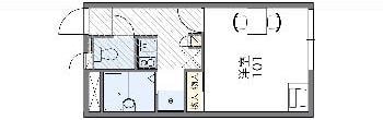 レオパレススレユニールの物件間取画像