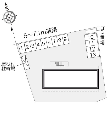 レオパレスＭ－４７の物件内観写真