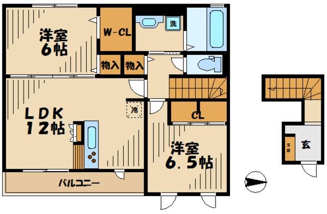 グラシアの物件間取画像