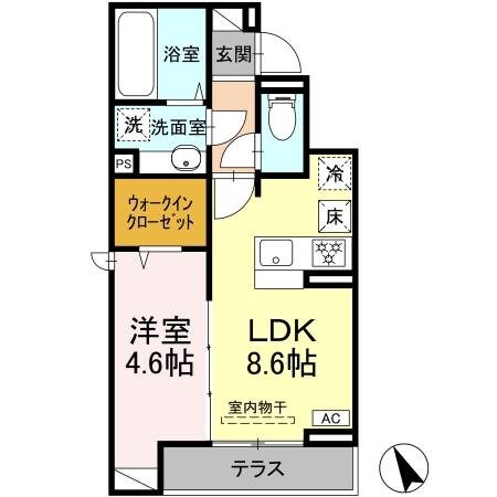 （仮）D-ROOM飛田給1丁目の物件間取画像