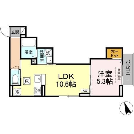 Asset-Court錦町の物件間取画像